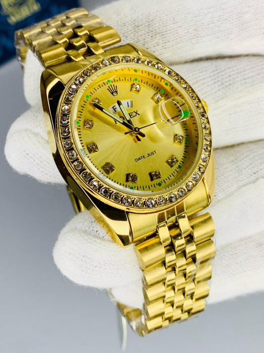 Rolex stone dial watch